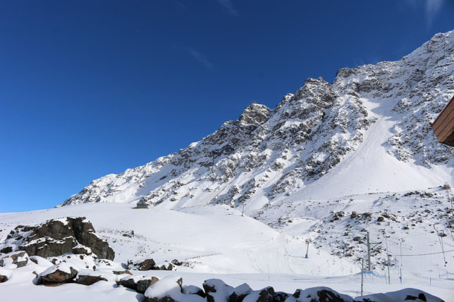 Chile Andes Mountains ski lift