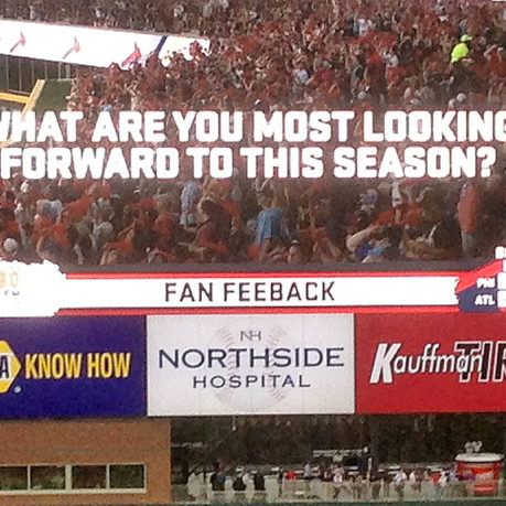 a large crowd of people in a stadium