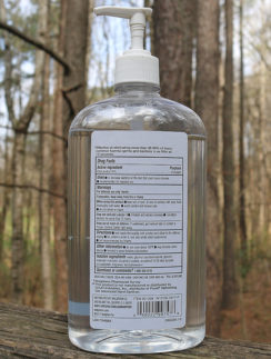 liquid hand sanitizer