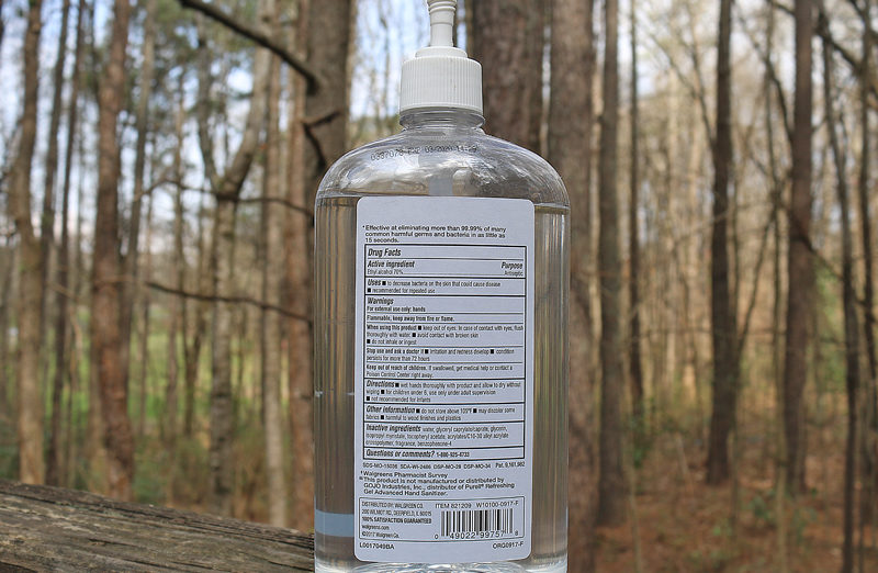 liquid hand sanitizer