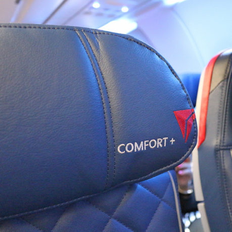 Delta Air Lines Comfort+ seat