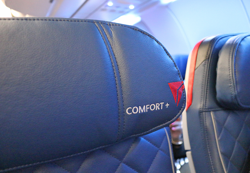 Delta Air Lines Comfort+ seat