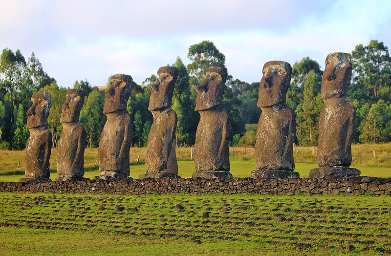 Ahu Akivi Easter Island