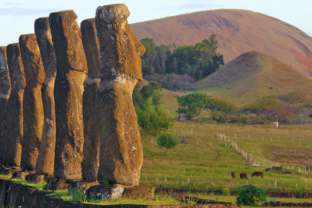 Ahu Akivi Easter Island