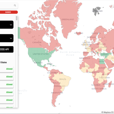 a screenshot of a map