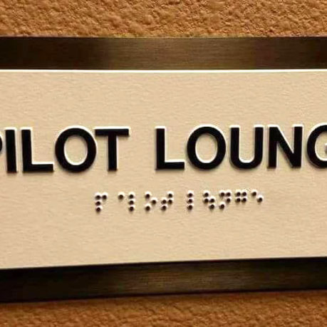 a sign with text on it