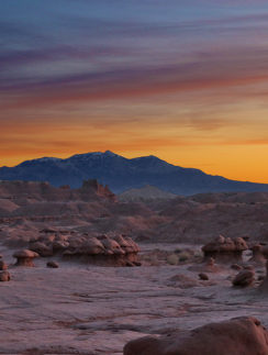 Sunset Goblin Valley State Park Utah