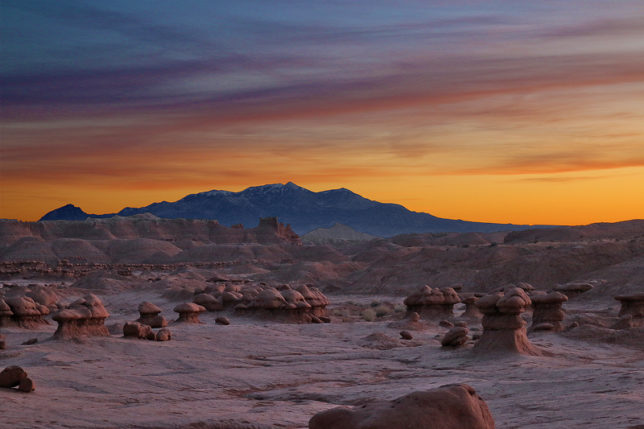 Sunset Goblin Valley State Park Utah