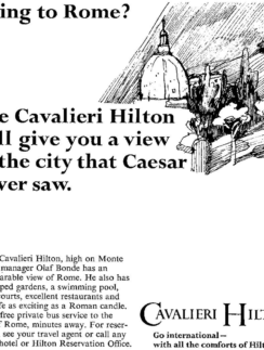 a black and white advertisement