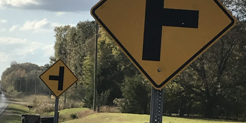 intersection signs