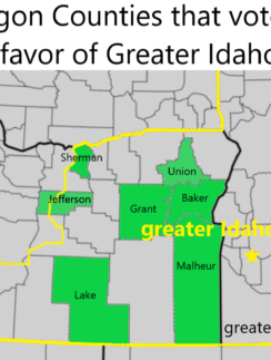 a map of the state of idaho