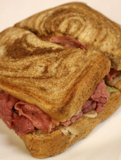 Arby’s Reuben sandwich