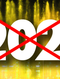 a number with a red cross