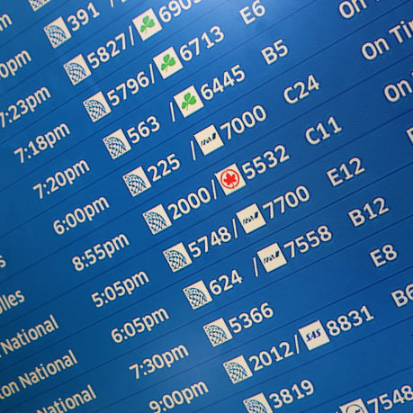 United Airlines schedule