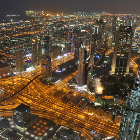 Dubai night United Arab Emirates