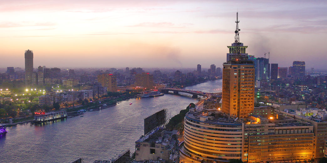 Cairo Egypt night Nile river