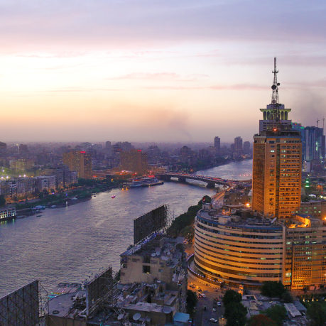 Cairo Egypt night Nile river