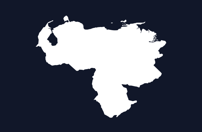 a white outline of a continent