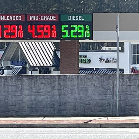 Gasoline station prices