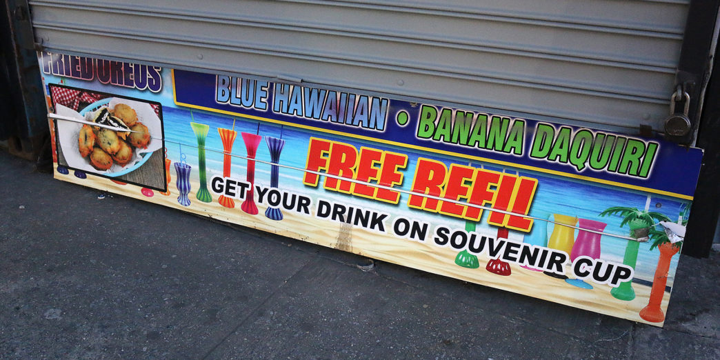 a sign on the side of a building