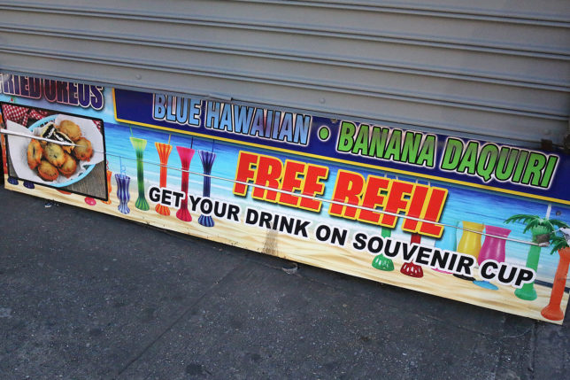 a sign on the side of a building