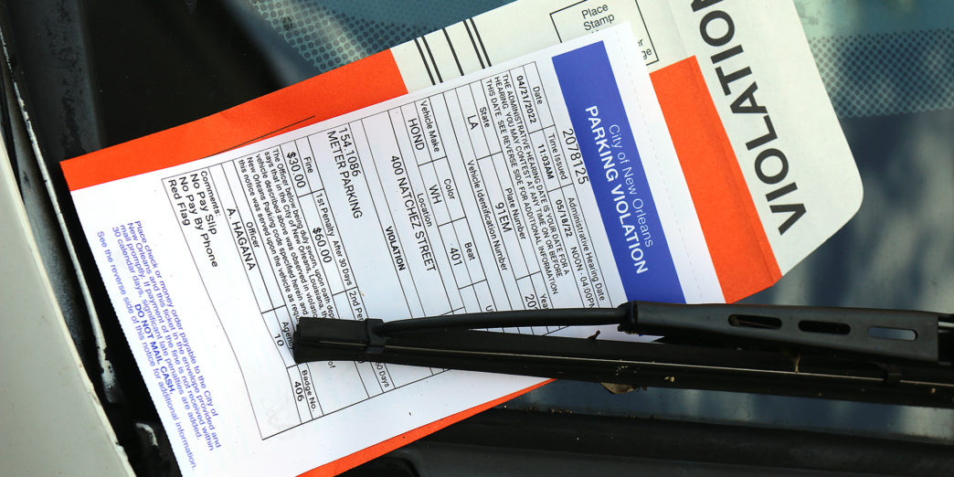 Citation Ticket New Orleans