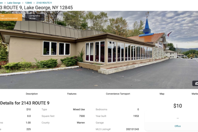 a building with a blue steeple