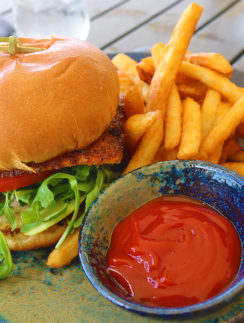 Fish sandwich food meal