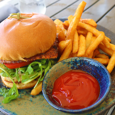 Fish sandwich food meal