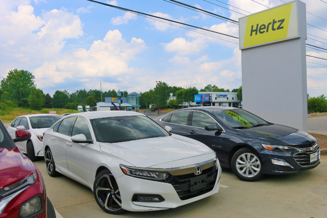 Honda rental car Hertz
