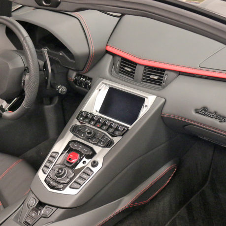 the interior of a car