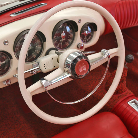 the interior of a car