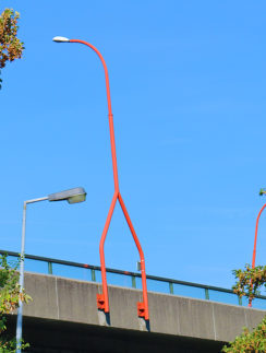 Luxembourg street light