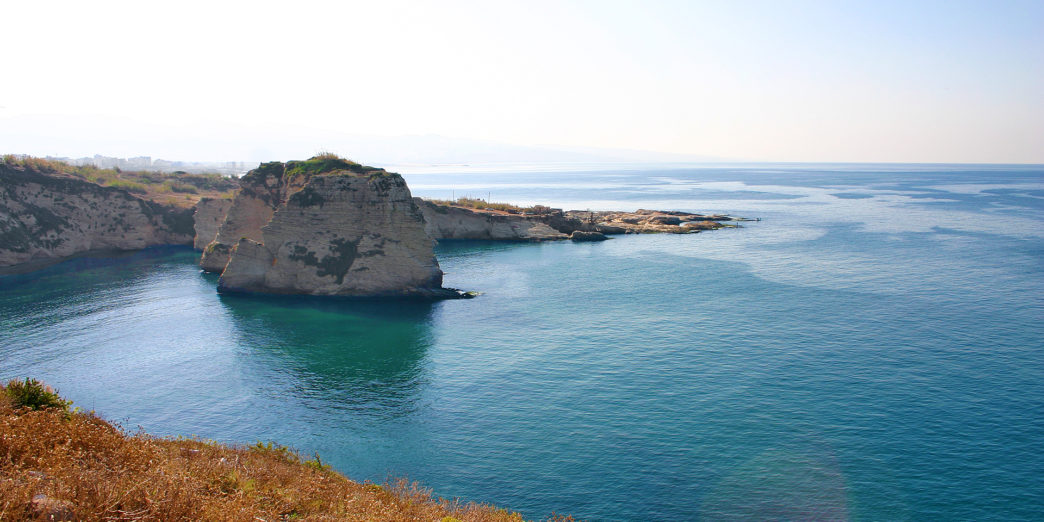 Rock of Raouché Beirut Lebanon
