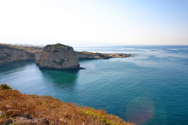 Rock of Raouché Beirut Lebanon