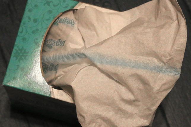 Tissue blue dye