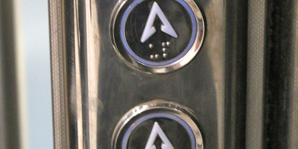 a close up of buttons