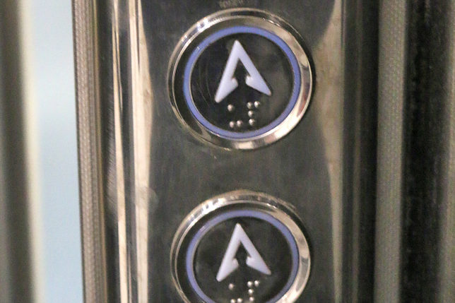 a close up of buttons