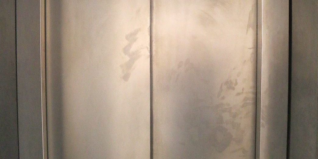 a close-up of an elevator door