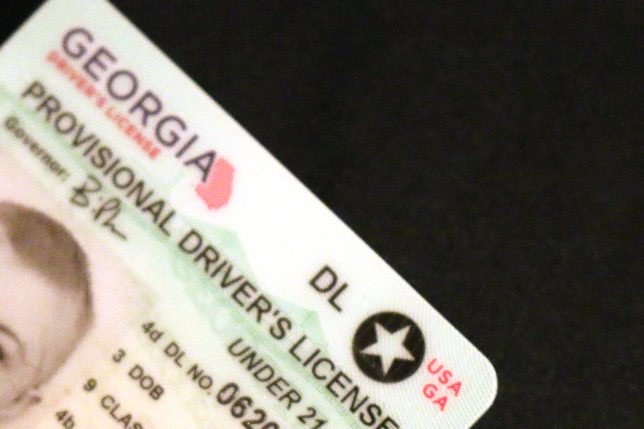 REAL ID Georgia License