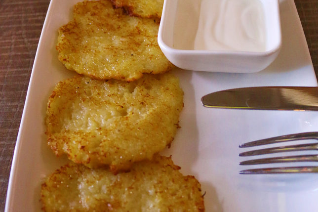 Minsk Belarus potato latkes pancakes