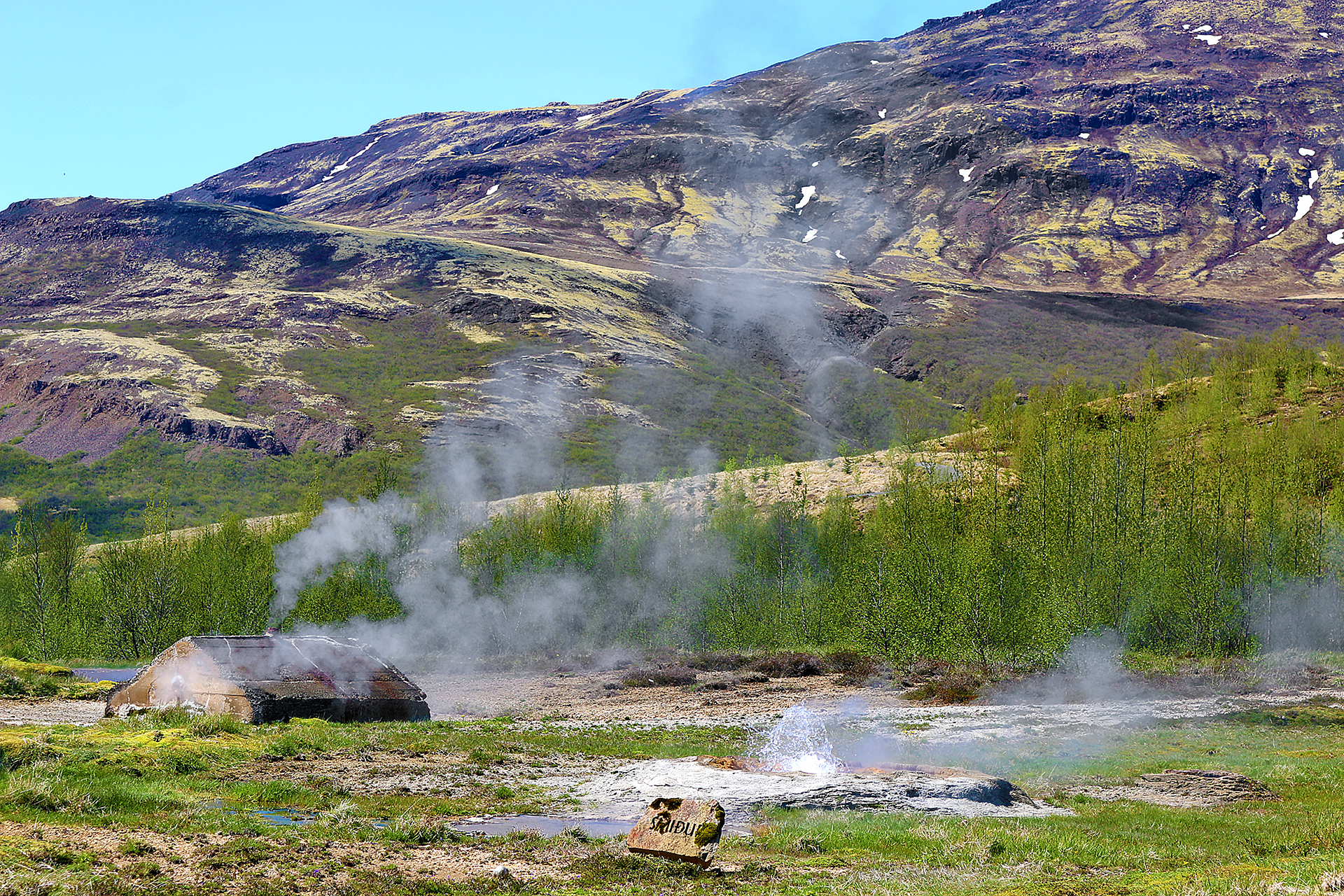 Smidur Geothermal Area Iceland