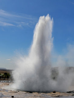 Strokkur Geyser Geothermal Area Iceland