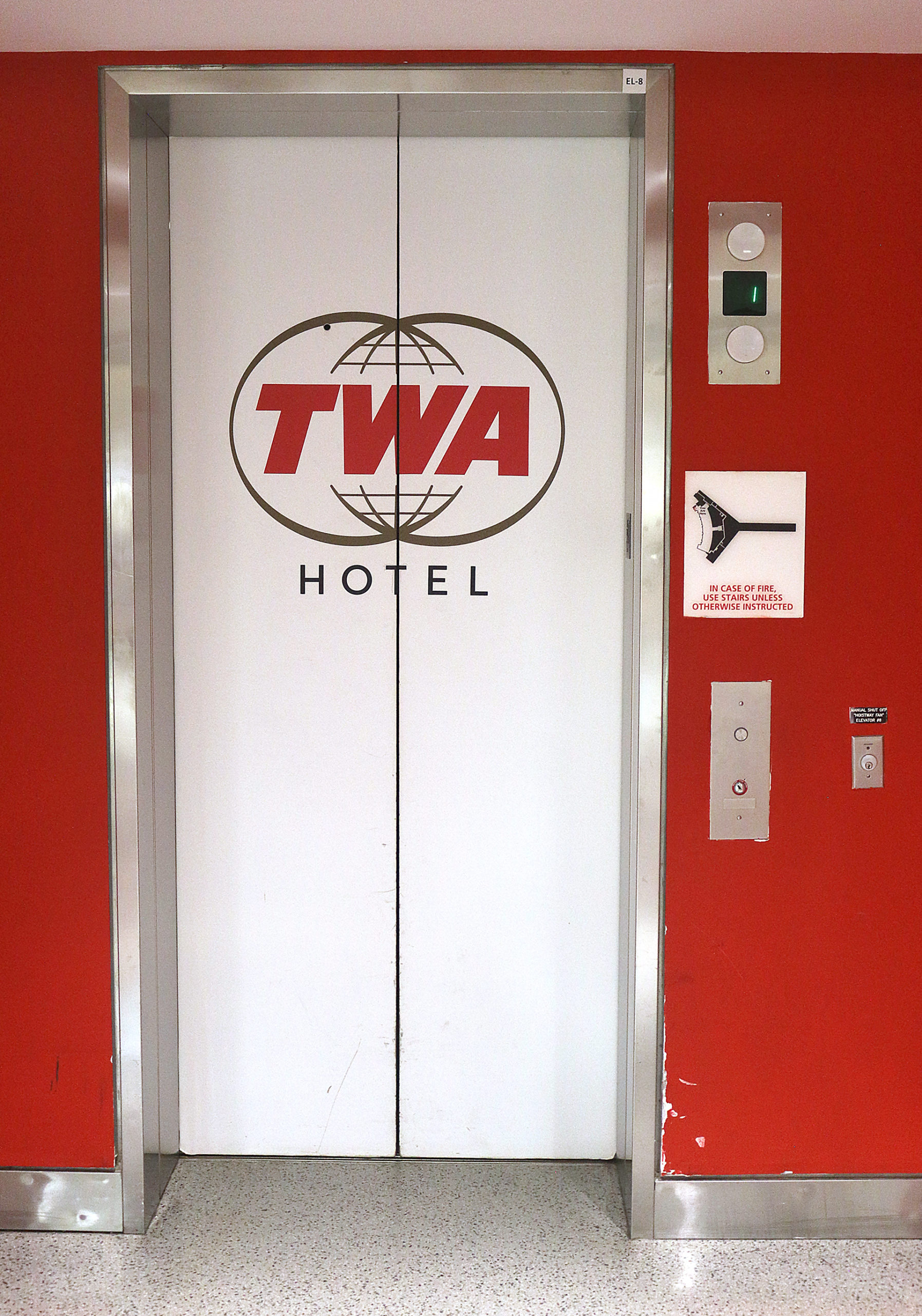 TWA Hotel elevator