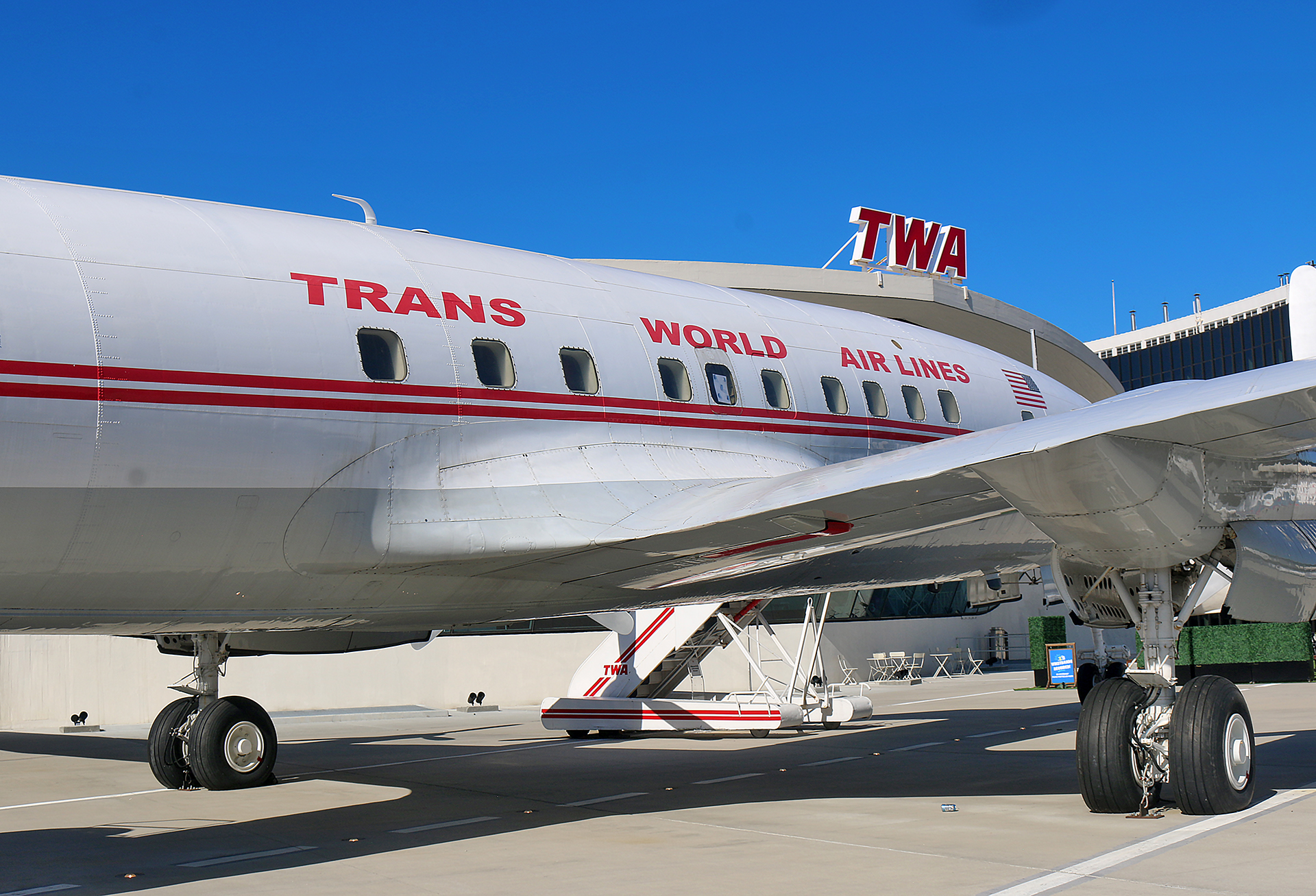 TWA Hotel Constellation Starliner L-1649A airplane