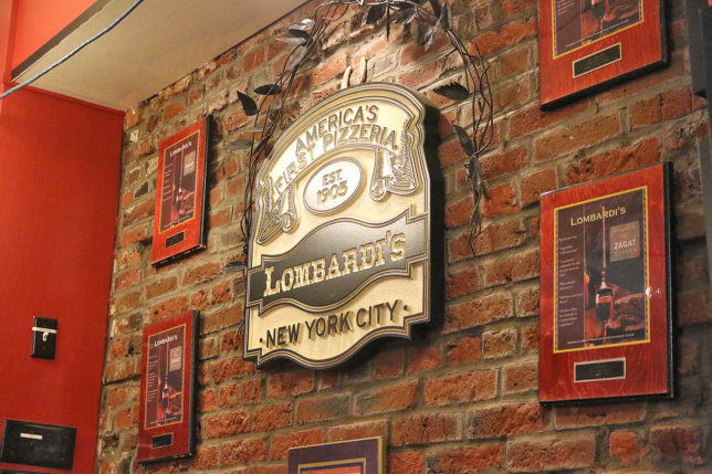 Lombardi’s pizza