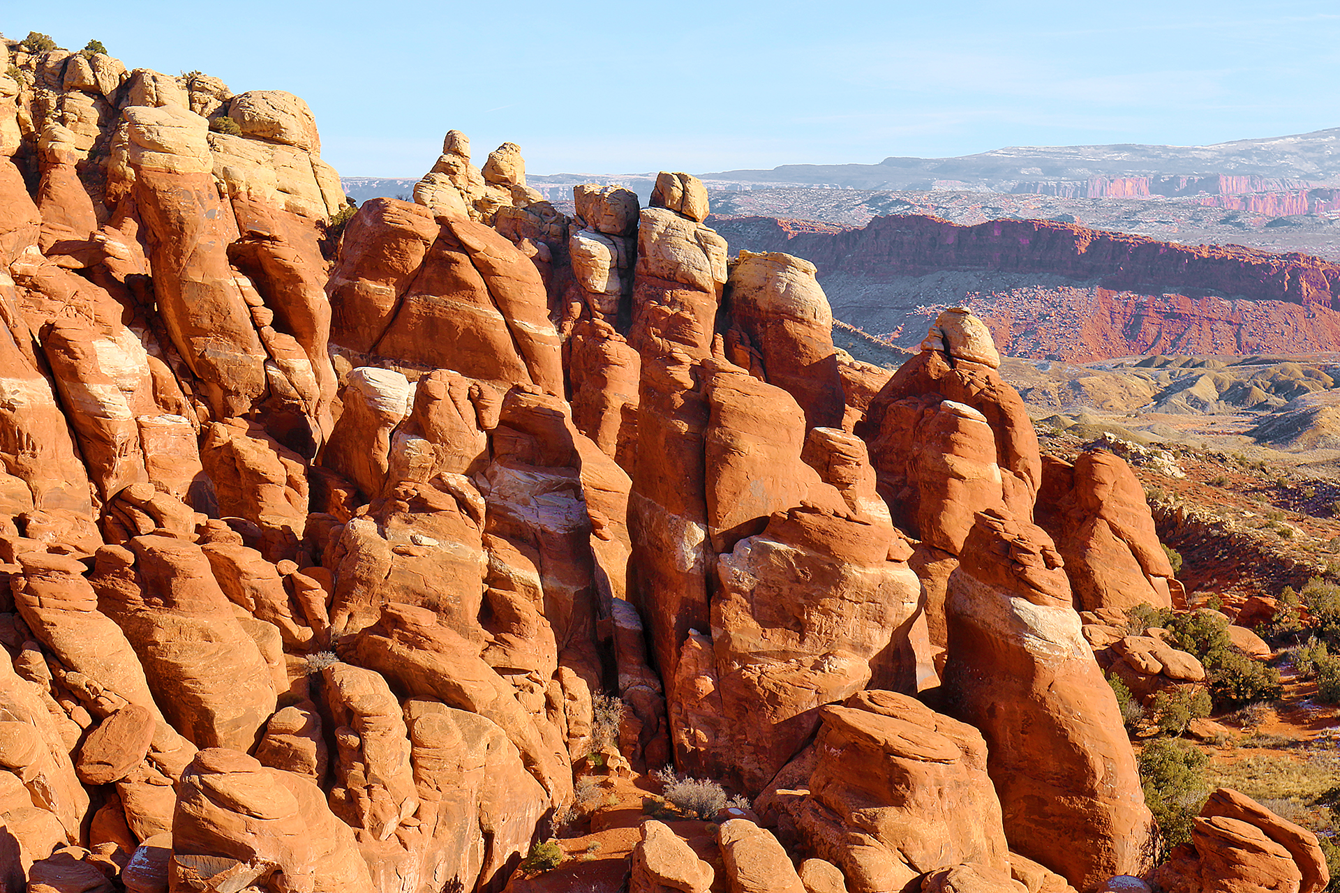 Fiery Furnace Viewpoint Arches National Park Utah
