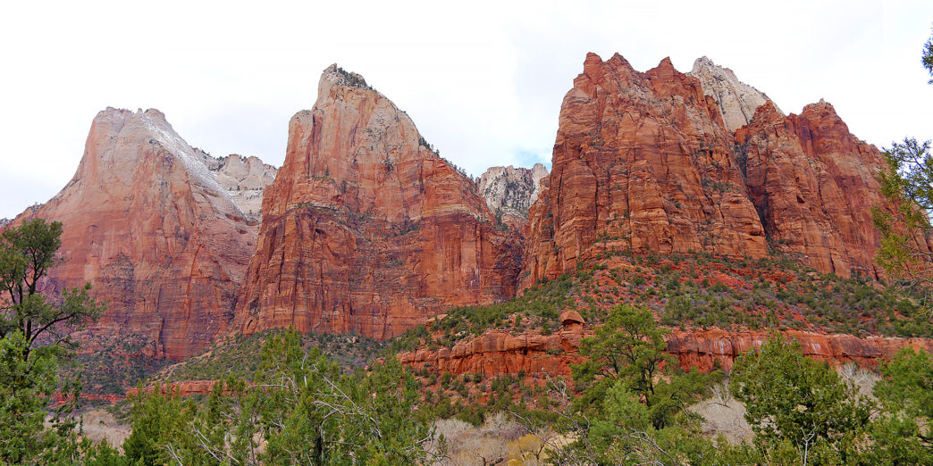 Court of the Patriarchs Zion National Park Utah