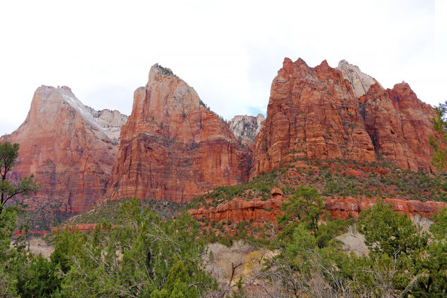 Court of the Patriarchs Zion National Park Utah