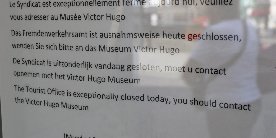 a sign with text on it